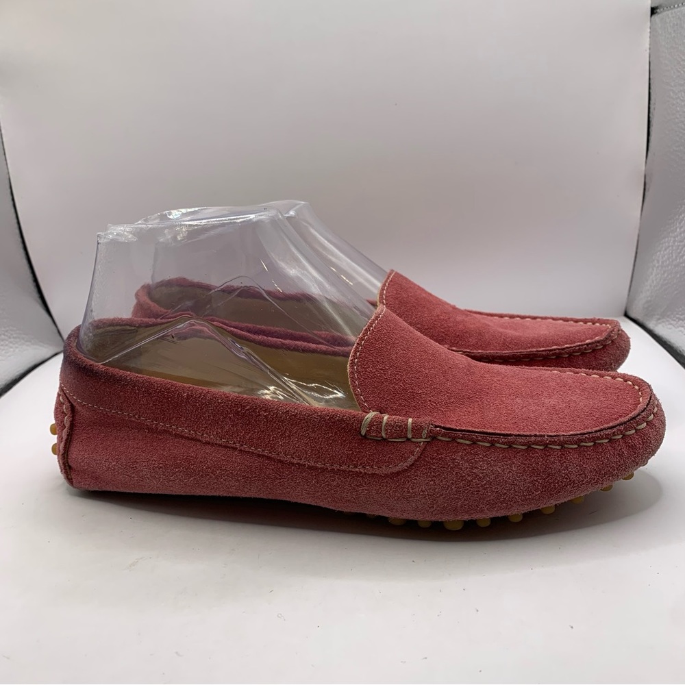 M. Gemi Felize Size 37.5 US 7 Suede Driving Loafers Slip On Moccasin Lilac Italy